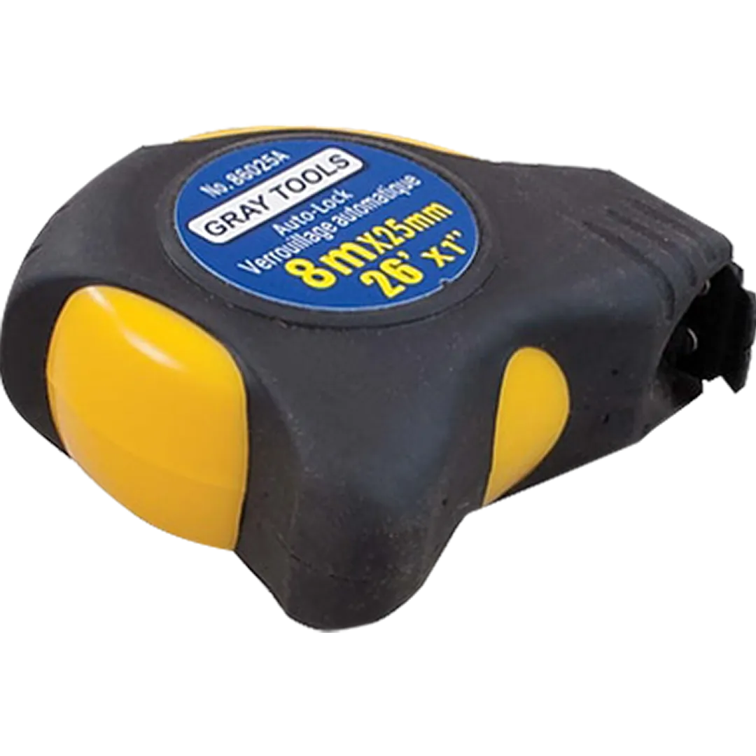 GRAY TOOLS GRAY TOOLS 26' Tape Measure With Auto Lock GRAY TOOLS GRAY TOOLS 26' Tape Measure With Auto Lock