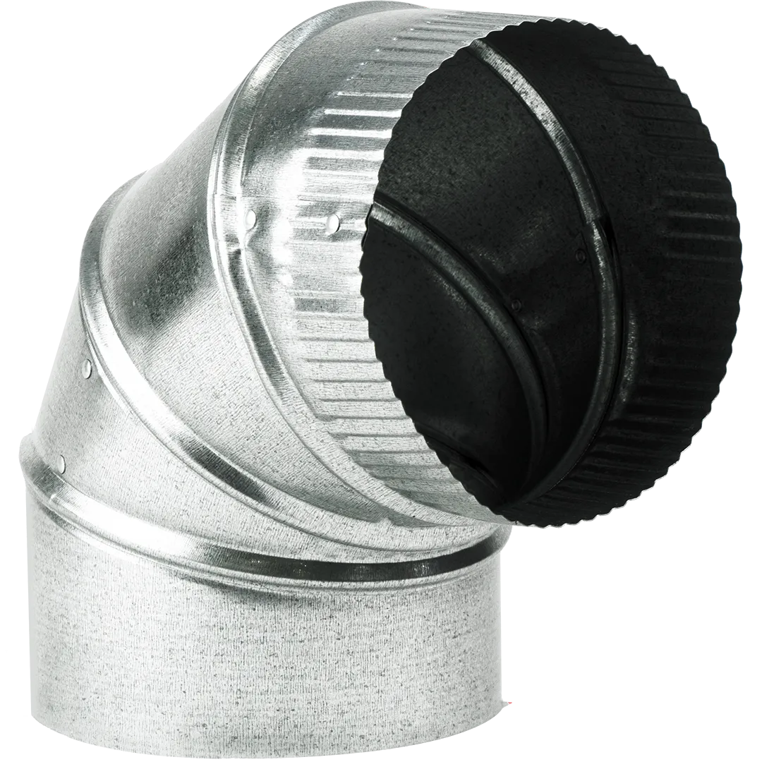 Adjustable Galvanized 90&deg; Elbows - 24 Gauge