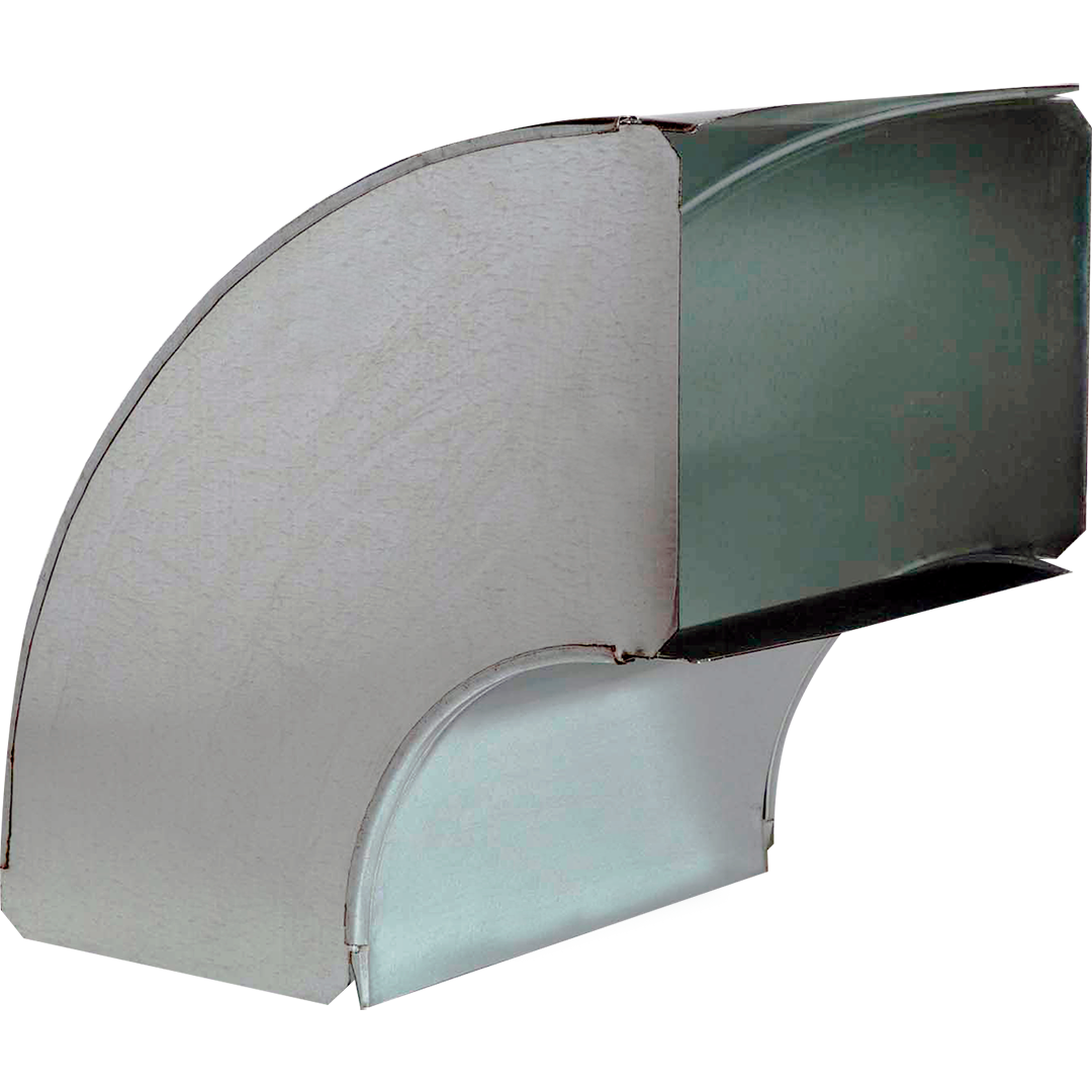 90 Stack Elbows With 6 Radius Rectangular Duct Fittings 