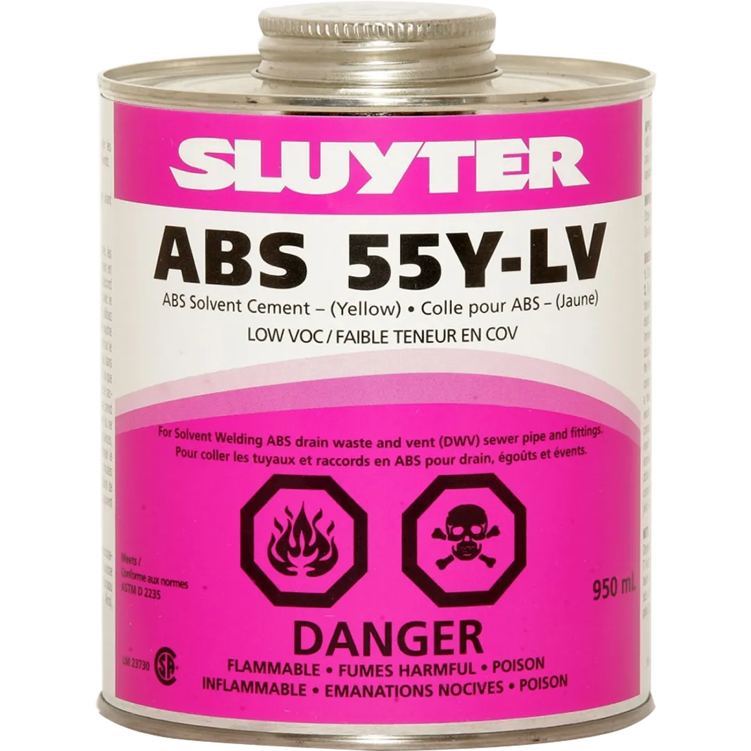 SLUYTER SLUYTER ABS 55Y Solvent Cement - Medium Bodied