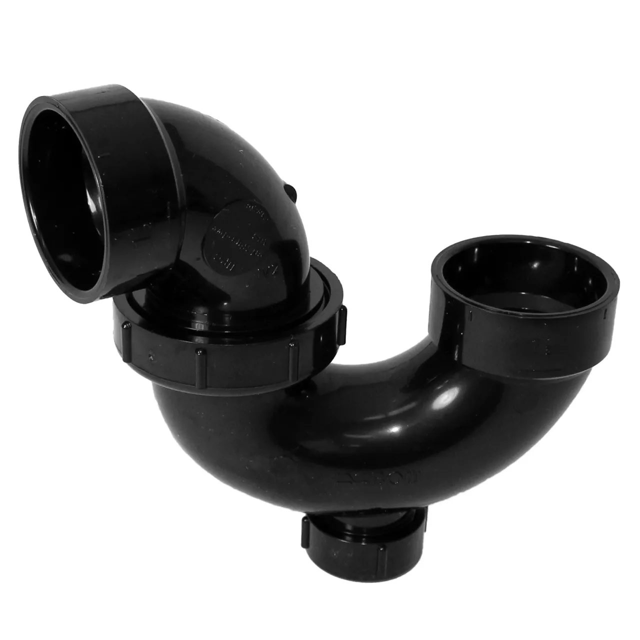 ABS Adjustable P-Trap With Cleanout ABS Adjustable P-Trap With Cleanout