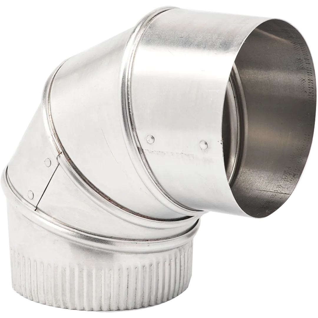 Adjustable Aluminum 90&deg; Elbows - 26 Gauge