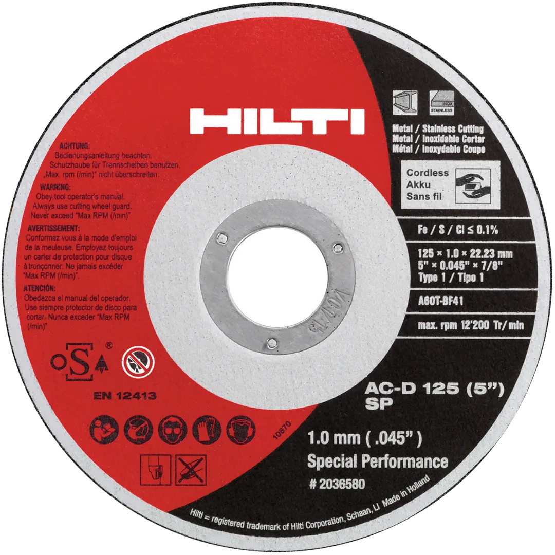 HILTI HILTI Angle Grinder Special Performance Wheel