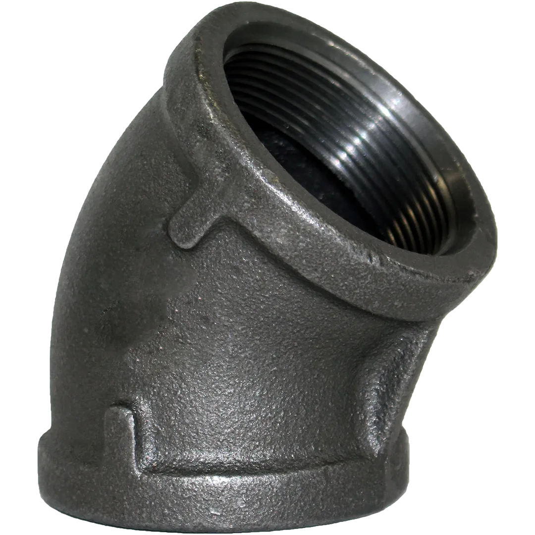 Black Iron 45° Elbow Black Iron 45° Elbow