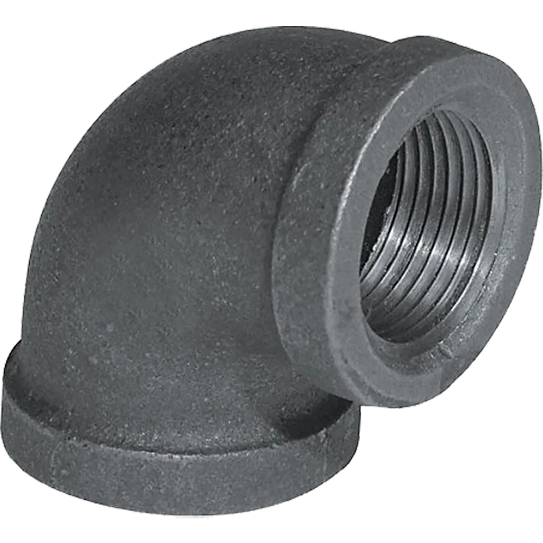 Black Iron 90&deg; Elbow