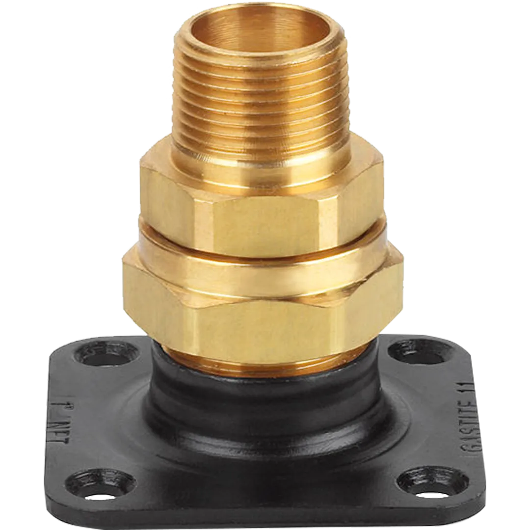 GASTITE GASTITE Brass Termination Fittings With Cast Flange - NPT