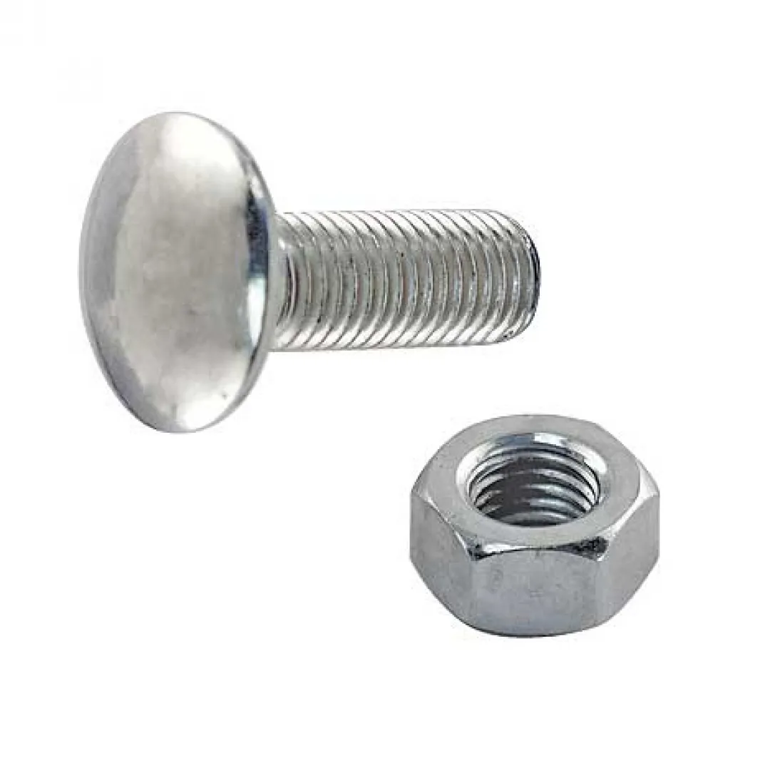 DUCTMATE DUCTMATE Carriage Bolt & Nut Set For TDF Ductwork - 125 Sets DUCTMATE DUCTMATE Carriage Bolt & Nut Set For TDF Ductwork - 125 Sets