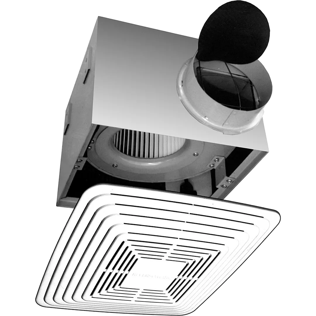 REVERSOMATIC REVERSOMATIC CF Series Bathroom Fan With Grille REVERSOMATIC REVERSOMATIC CF Series Bathroom Fan With Grille