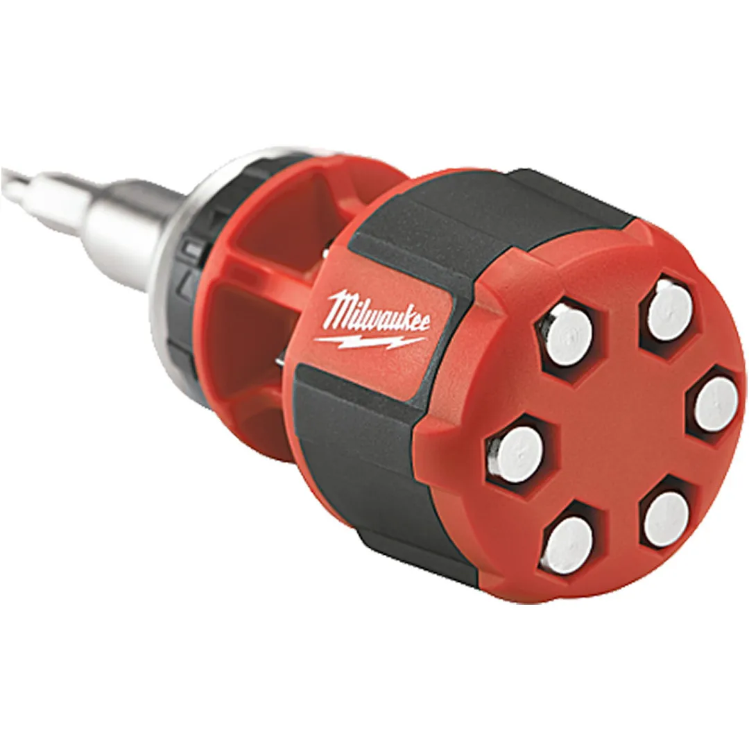 MILWAUKEE MILWAUKEE Compact 8-in-1 Ratchet Multi Bit Driver