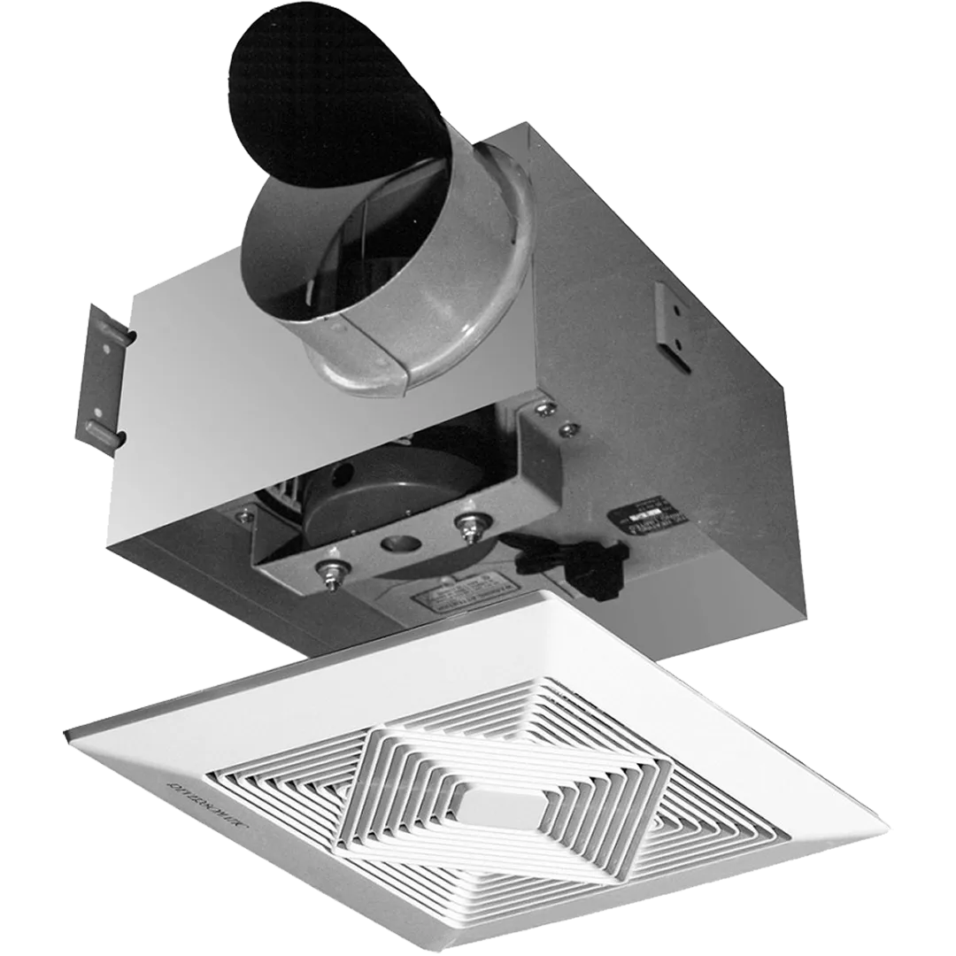 REVERSOMATIC REVERSOMATIC EB Series Bathroom Fan With Grille REVERSOMATIC REVERSOMATIC EB Series Bathroom Fan With Grille