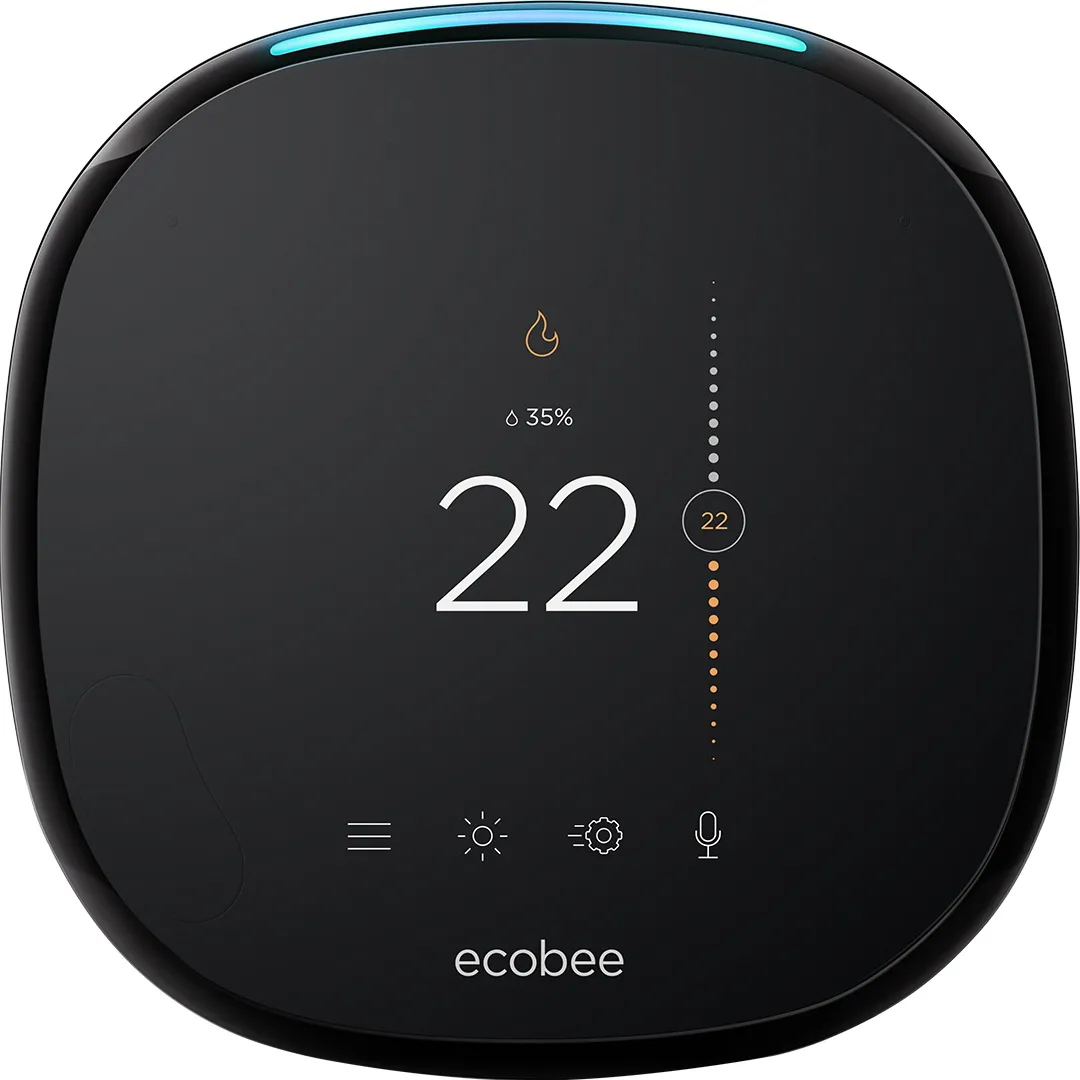 ECOBEE ECOBEE Ecobee4 Wi-Fi Programmable Touchscreen Thermostat With Amazon Alexa ECOBEE ECOBEE Ecobee4 Wi-Fi Programmable Touchscreen Thermostat With Amazon Alexa