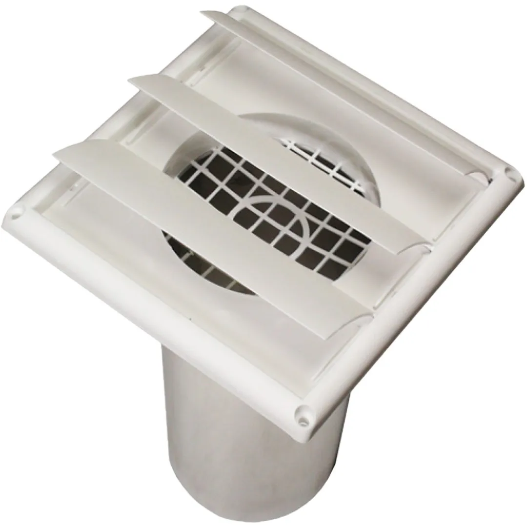 DEFLECTO DEFLECTO Exhaust Hood With Pipe & Bird Guard DEFLECTO DEFLECTO Exhaust Hood With Pipe & Bird Guard