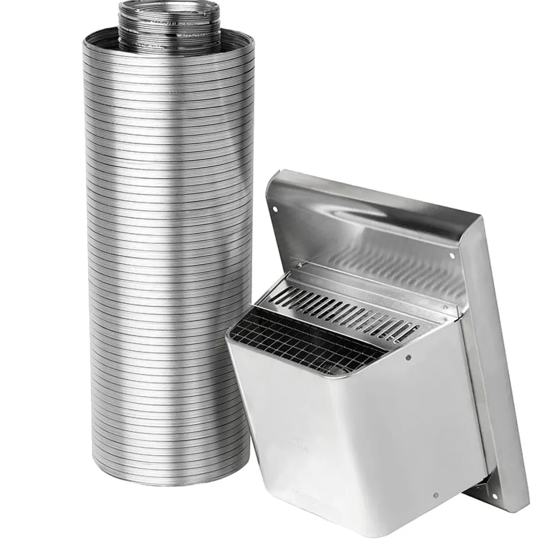 CONTINENTAL CONTINENTAL Flexible Top Vent Kit For 4" x 7" Direct Vent Fireplaces CONTINENTAL CONTINENTAL Flexible Top Vent Kit For 4" x 7" Direct Vent Fireplaces
