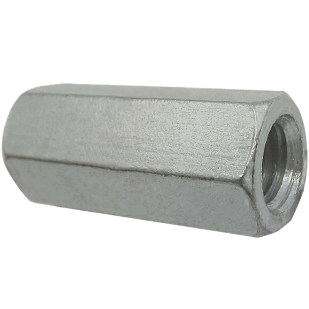 HPAULIN HPAULIN Fully Threaded Zinc Hex Coupling Nut