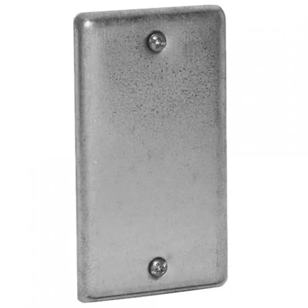 DIVERSITECH DIVERSITECH Galvanized Steel Flat Electrical Cover