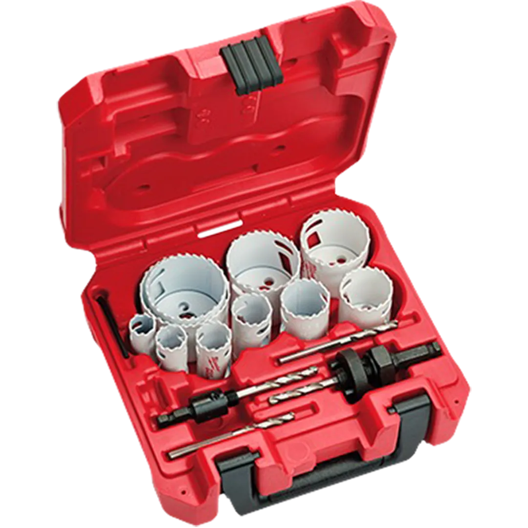 MILWAUKEE MILWAUKEE HOLE DOZER General Purpose Hole Saw Kit - 15 Pieces MILWAUKEE MILWAUKEE HOLE DOZER General Purpose Hole Saw Kit - 15 Pieces