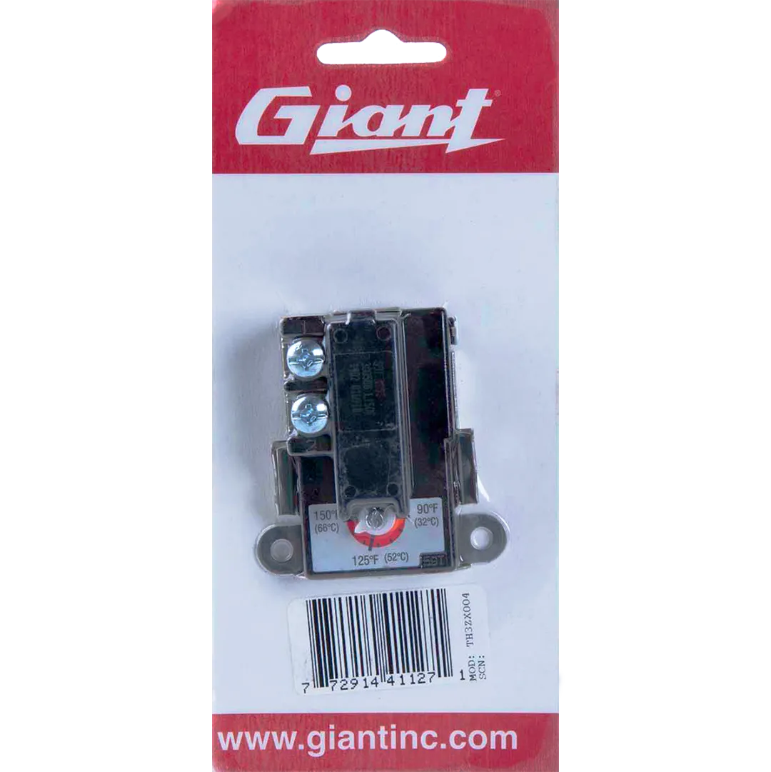 GIANT GIANT Lower Thermostat For Giant Electric Water Heaters GIANT GIANT Lower Thermostat For Giant Electric Water Heaters