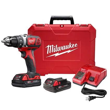 MILWAUKEE MILWAUKEE M18 1/2" Cordless Compact Drill Drive Kit MILWAUKEE MILWAUKEE M18 1/2" Cordless Compact Drill Drive Kit