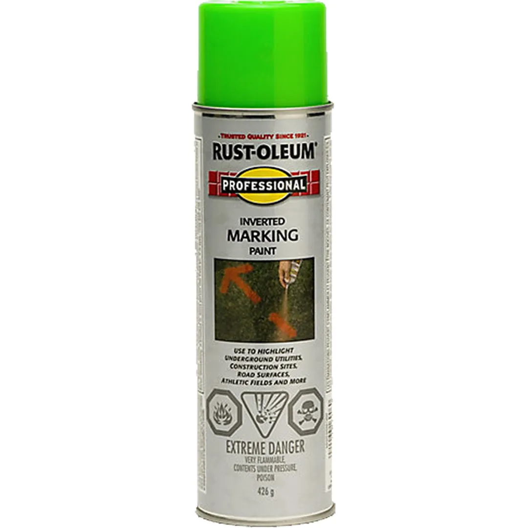 RUST-OLEUM RUST-OLEUM Professional Inverted Marking Spray Paint RUST-OLEUM RUST-OLEUM Professional Inverted Marking Spray Paint