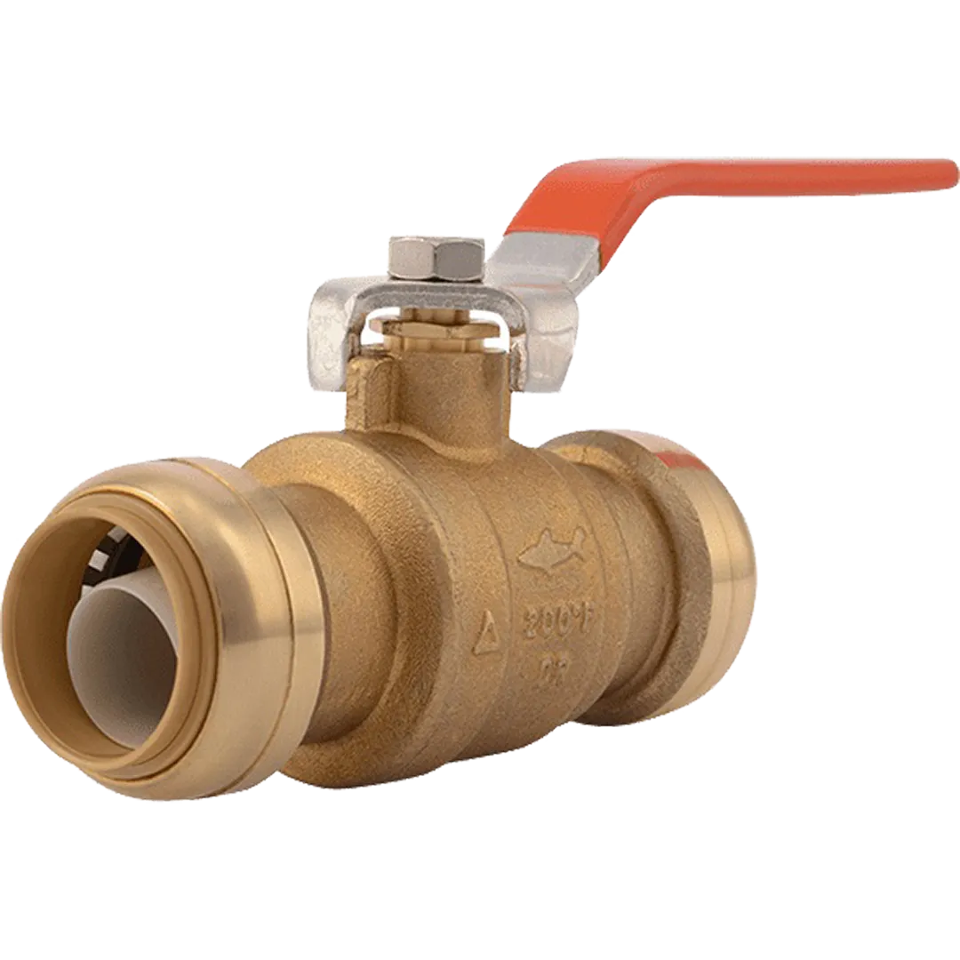 SHARKBITE SHARKBITE Push-To-Connect Brass Ball Valves SHARKBITE SHARKBITE Push-To-Connect Brass Ball Valves