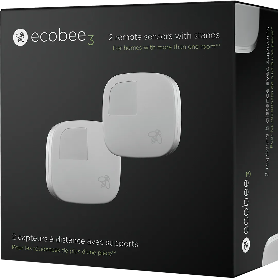ECOBEE ECOBEE Remote Temperature Sensor For Ecobee3 - 2 Pack ECOBEE ECOBEE Remote Temperature Sensor For Ecobee3 - 2 Pack