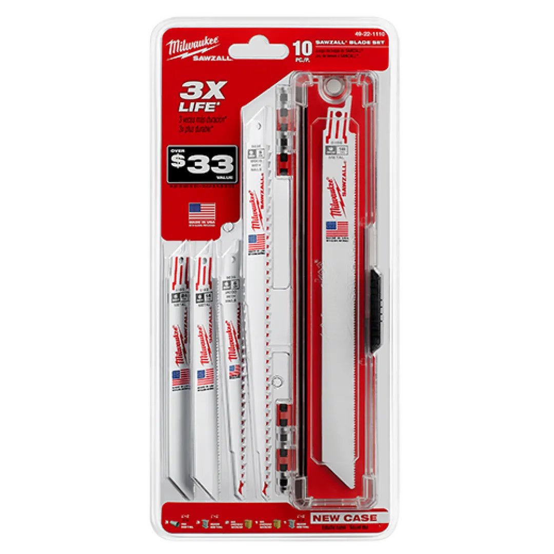 MILWAUKEE MILWAUKEE SAWZALL General Purpose Blade Set - 10 Pieces