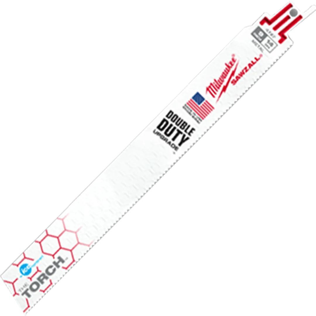 MILWAUKEE MILWAUKEE SAWZALL Torch Ice Hardened Metal Demolition Blades MILWAUKEE MILWAUKEE SAWZALL Torch Ice Hardened Metal Demolition Blades