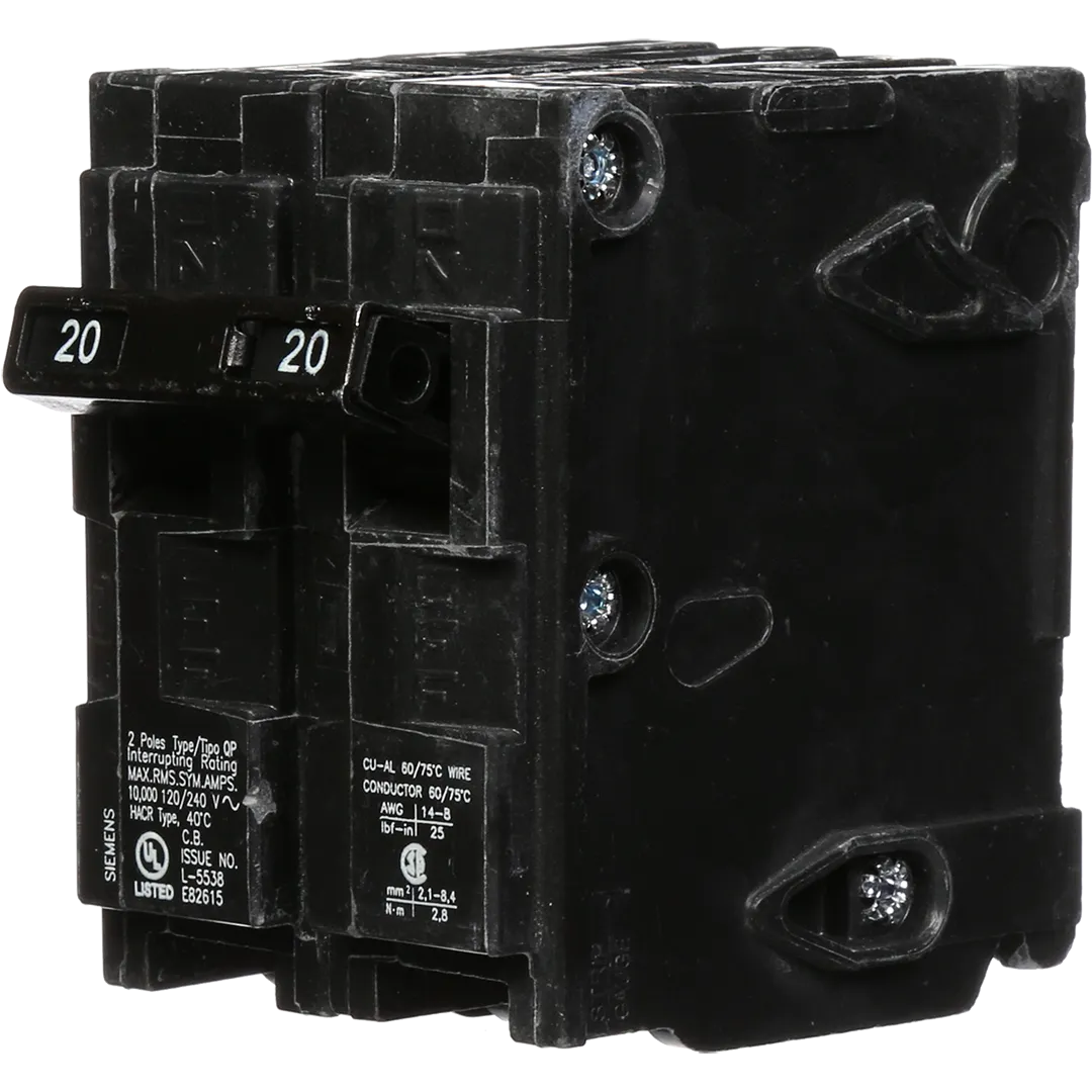 SIEMENS SIEMENS 2 Pole Circuit Breaker SIEMENS SIEMENS 2 Pole Circuit Breaker