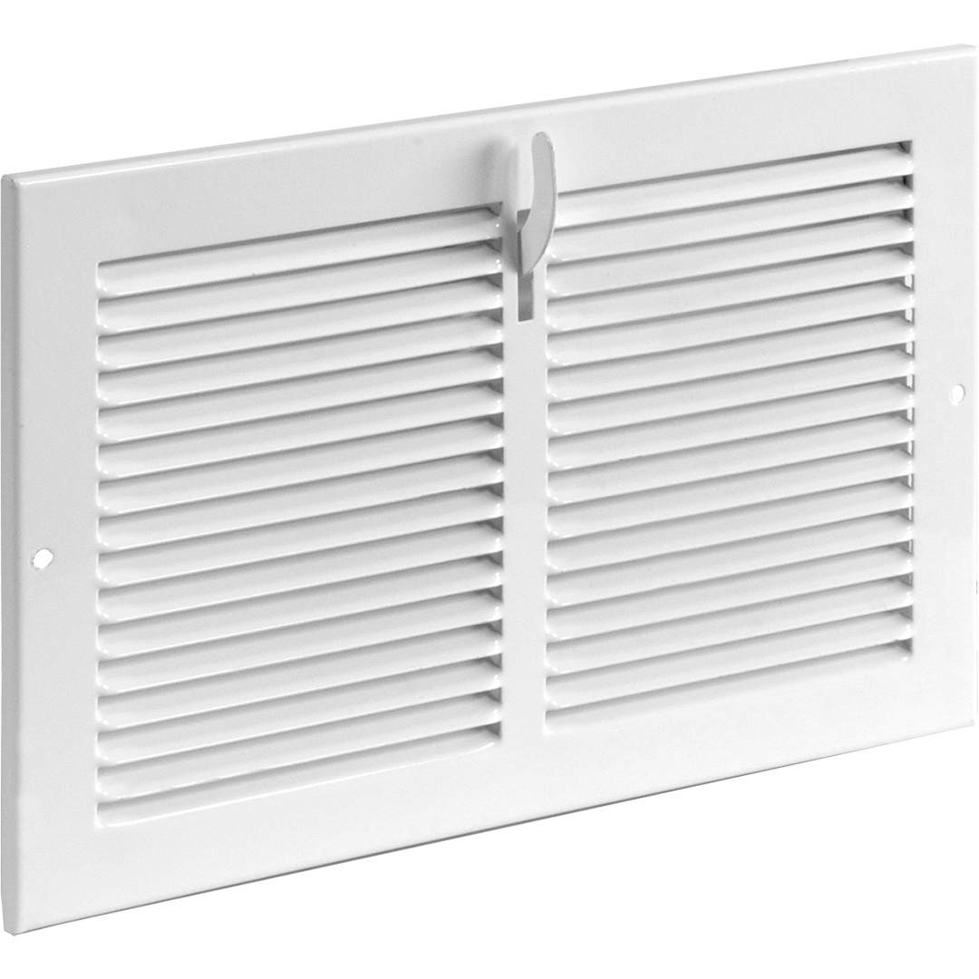 Steel Sidewall Register With Single Damper Shop Grilles & Registers