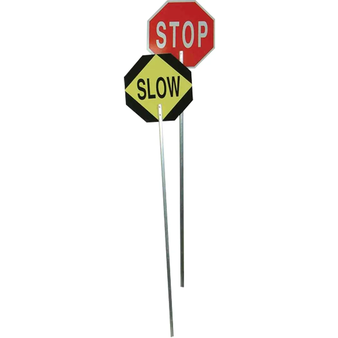 MCCORDICK MCCORDICK Stop/Slow Traffic Sign MCCORDICK MCCORDICK Stop/Slow Traffic Sign