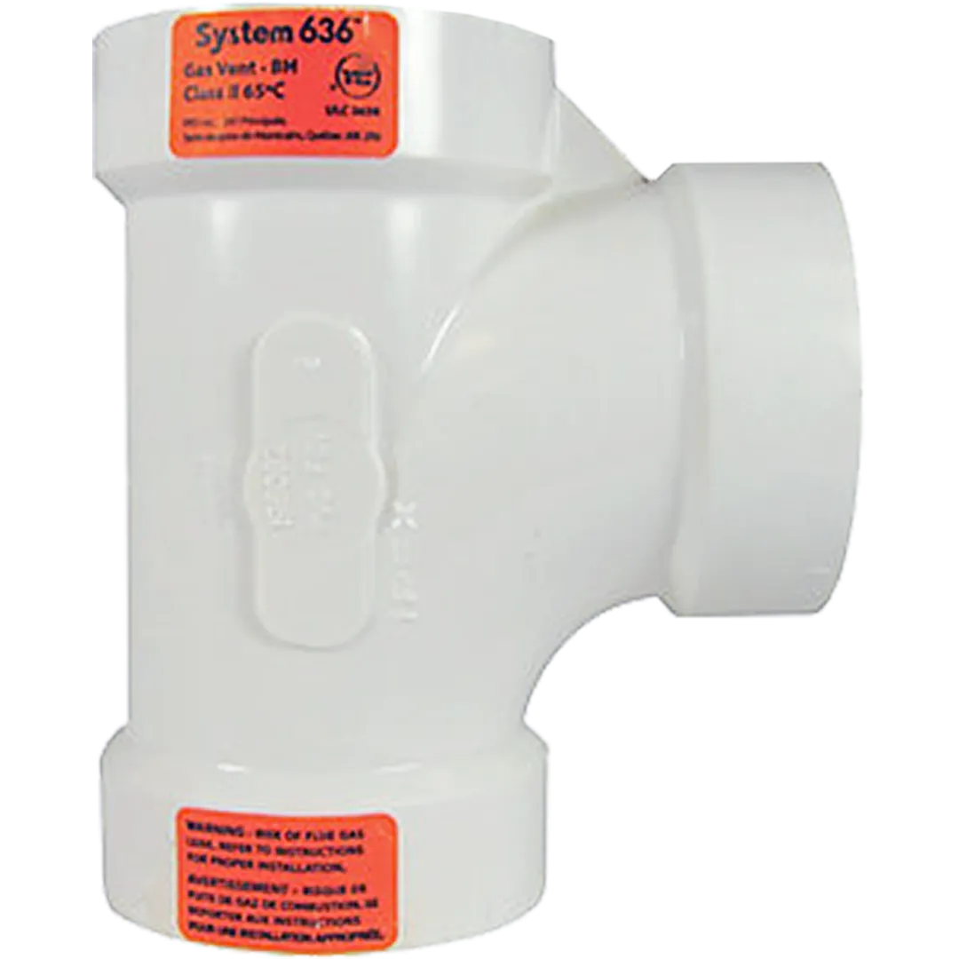 IPEX IPEX System 636 PVC Sanitary Tees - Slip x Slip x Slip IPEX IPEX System 636 PVC Sanitary Tees - Slip x Slip x Slip