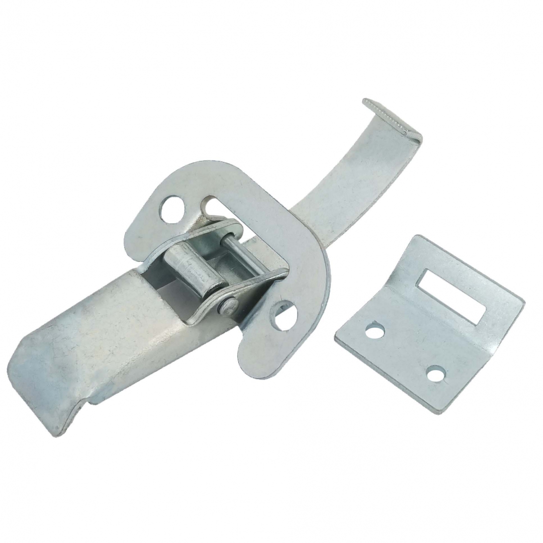 Zinc Plated Steel Hook Type Clamp & Strike Plate