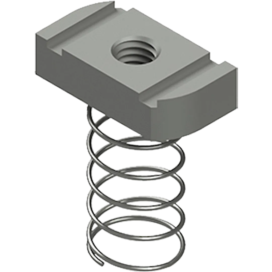 Zinc Plated Uni-Strut Channel Spring Nut Zinc Plated Uni-Strut Channel Spring Nut