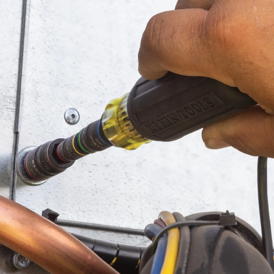 KLEIN TOOLS KLEIN TOOLS 7-in-1 Impact Flip Socket For Impact Drivers KLEIN TOOLS KLEIN TOOLS 7-in-1 Impact Flip Socket For Impact Drivers