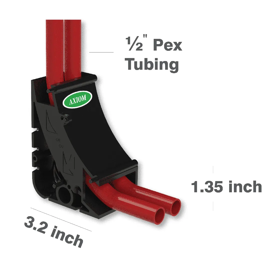 AXIOM Axiom PEX-Jr Radiant Tubing Organizer For 2 PEX Tubes Up To 1/2" AXIOM Axiom PEX-Jr Radiant Tubing Organizer For 2 PEX Tubes Up To 1/2"