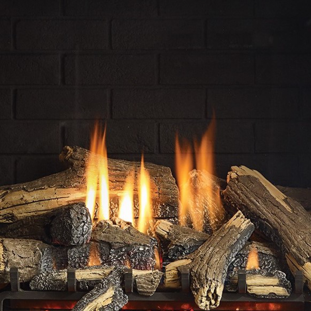 Decorative Ceramic Oak Log Set For G600EC Fireplace | Shop Fireplace  Accessories | Metalworks HVAC Superstores