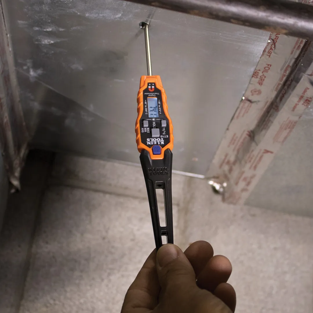 KLEIN TOOLS KLEIN TOOLS Magnetic Digital Pocket Thermometer KLEIN TOOLS KLEIN TOOLS Magnetic Digital Pocket Thermometer