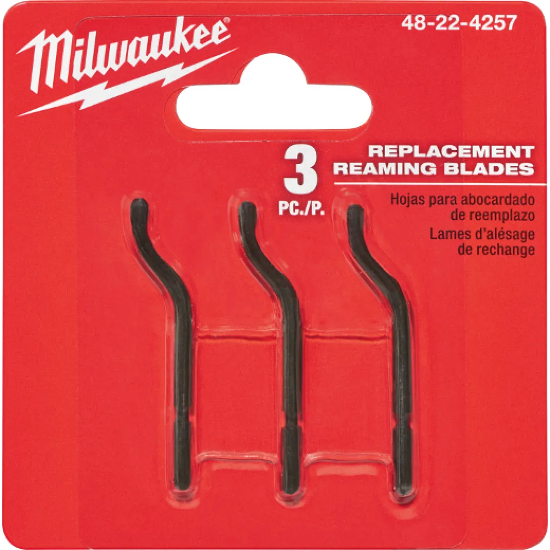 MILWAUKEE MILWAUKEE 3 PC Replacement Reaming Blades For 48-22-4255 Reaming Pen MILWAUKEE MILWAUKEE 3 PC Replacement Reaming Blades For 48-22-4255 Reaming Pen